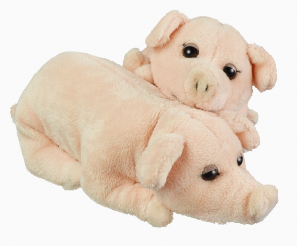 Schwein liegend 23 cm